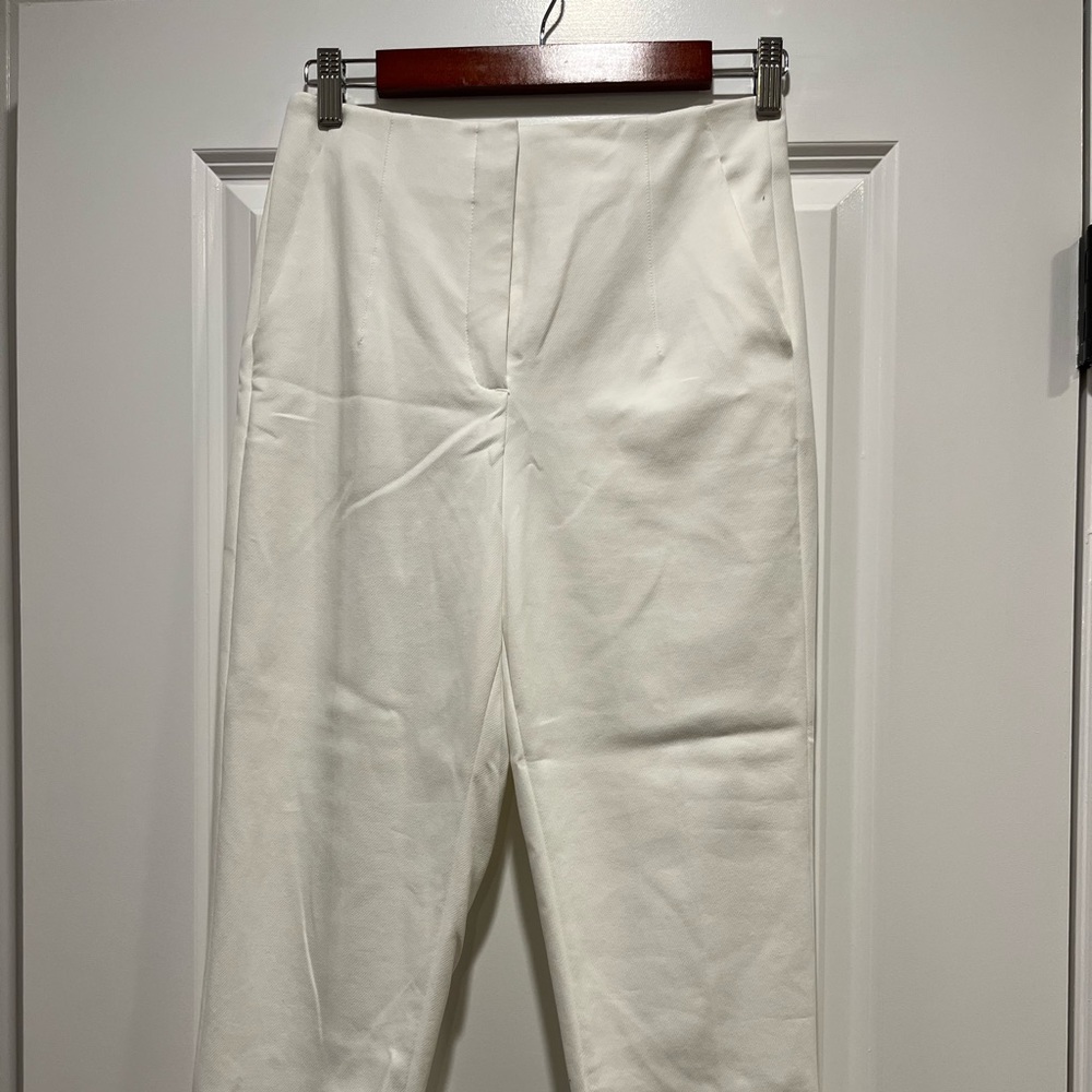 Judith and Charles white slacks